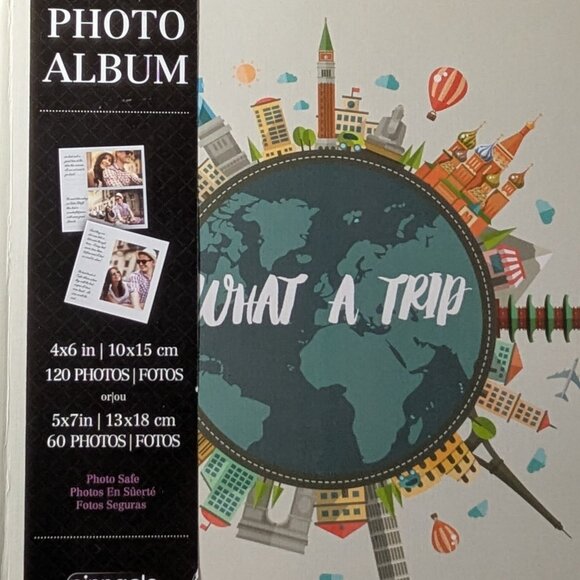 "What a Trip" Travel Photo Album & Travel Stickers - All New Unused - Picture 4 of 5